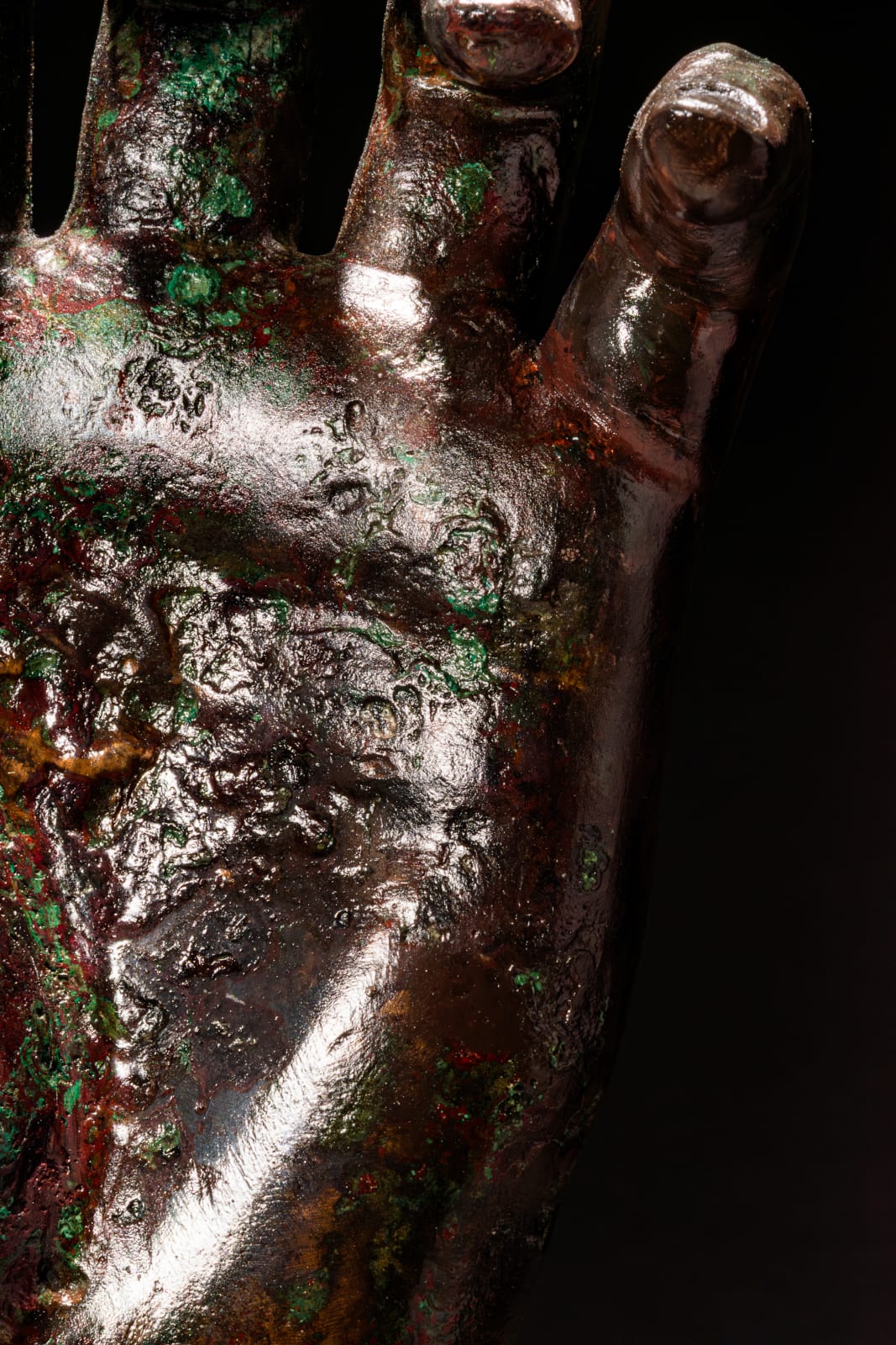 Roman Bronze Left Hand of Statue, Circa AD 1-200