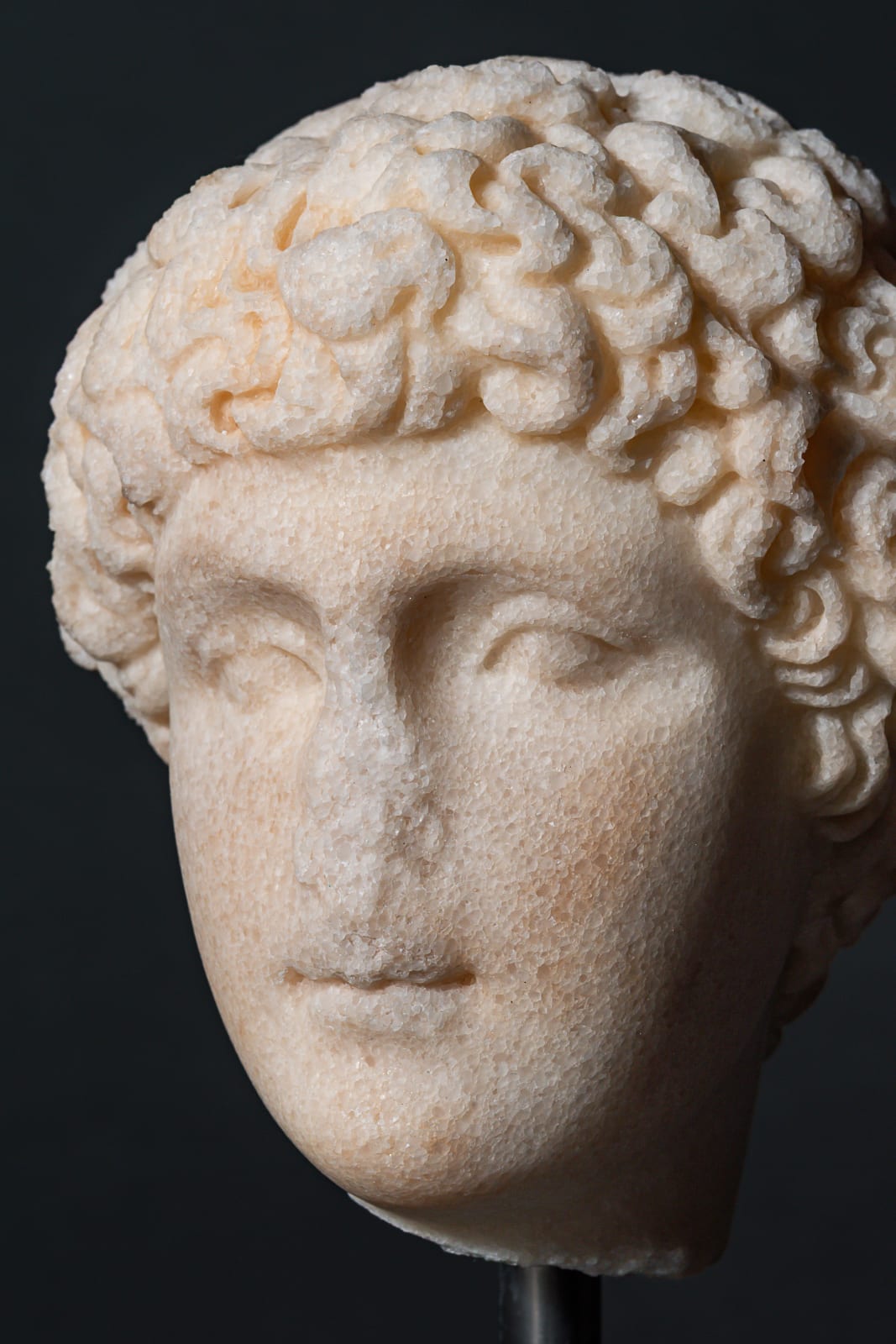 Roman Marble Head of a Putto, Roman Marble Head of a Putto, Circa AD250 - 400