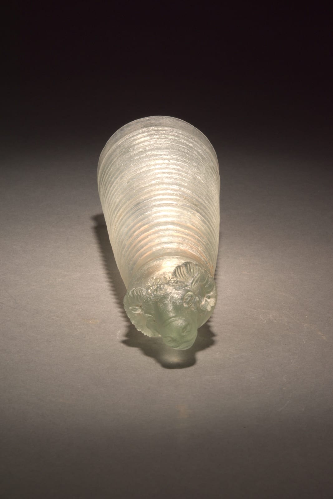 Achaemenid Glass Rython with Head of Ram, Achaemenid Glass Rython with Head of Ram, Ca. 500-400 BC