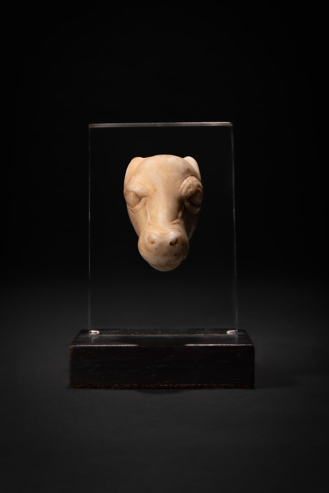 Greek Marble Bull's Head, Greek Marble Bull's Head, Circa 500 BC