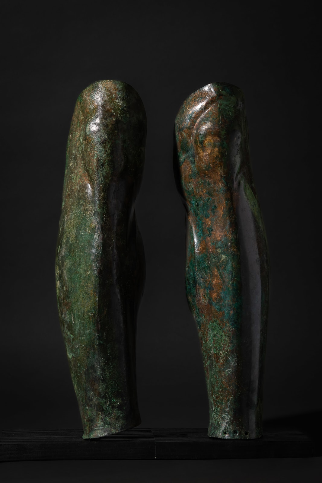 Pair of Greek Bronze Greaves, Ca. 500 - 400 BC
