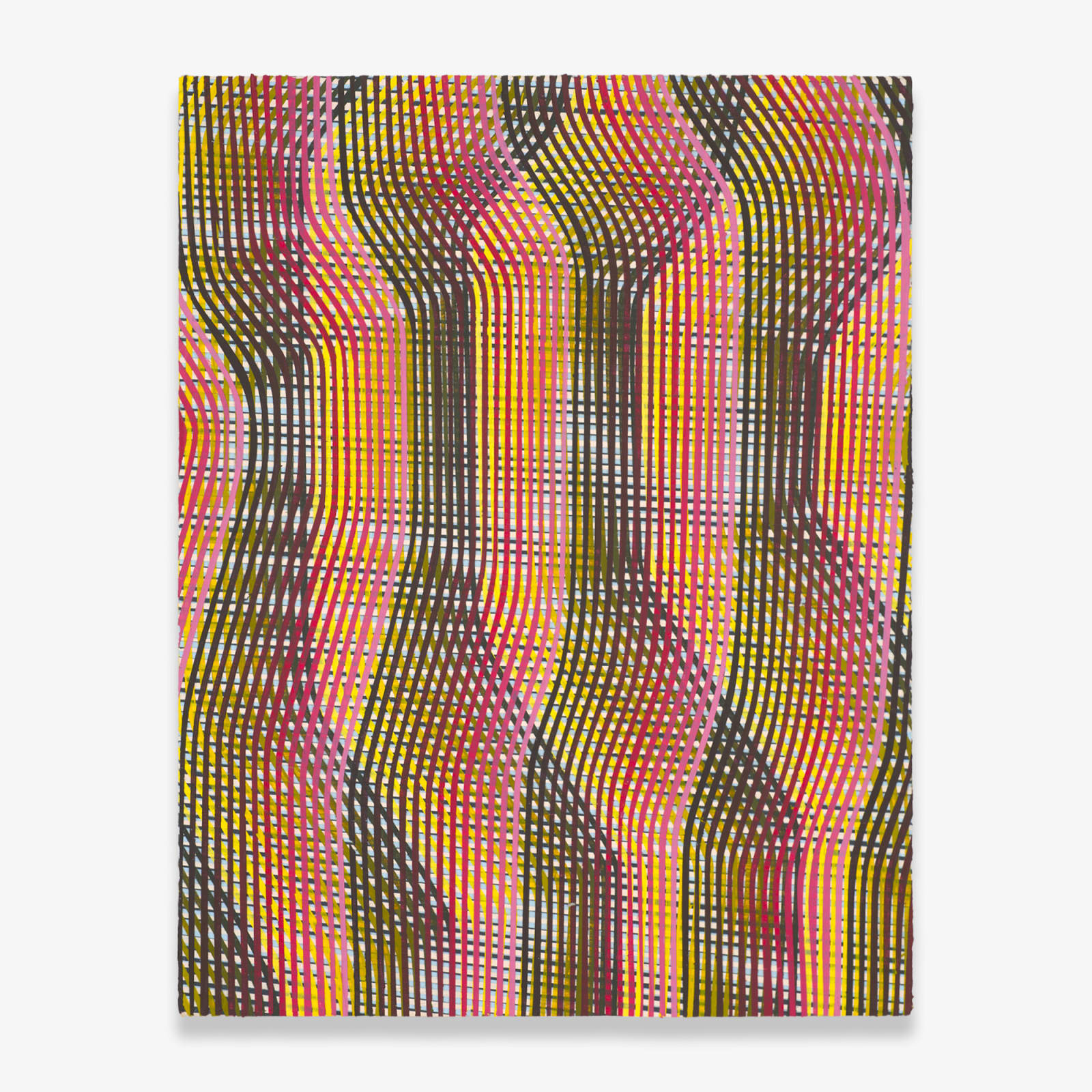 Alex Puz, Luminal Curve (Red-Yellow), 2025