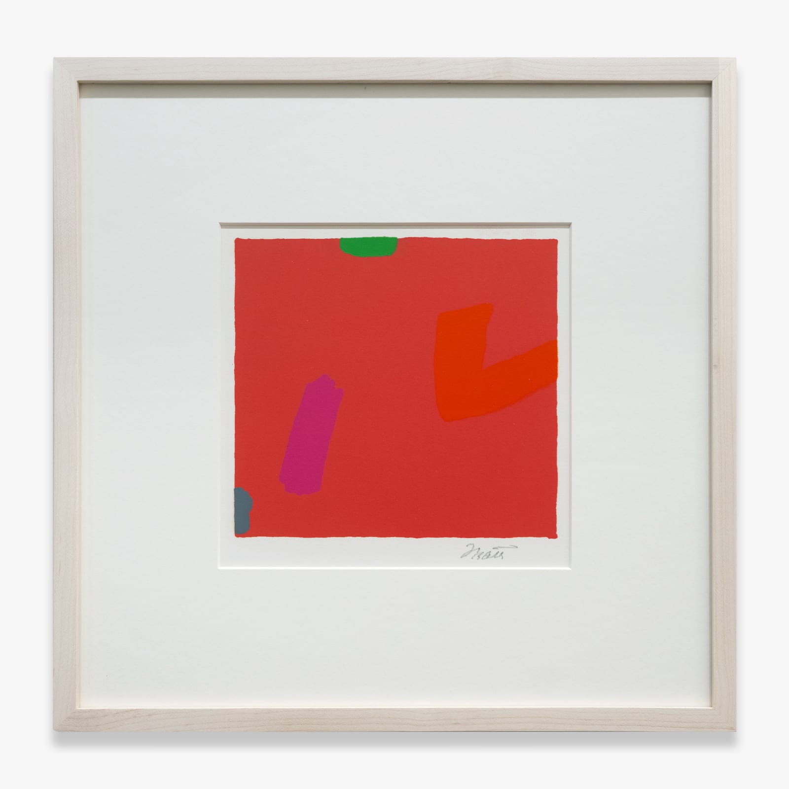 Dorothy Fratt, Study for Red Triad, 1993