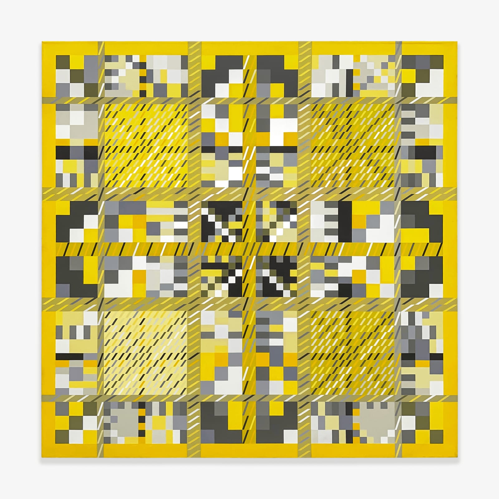 Gloria Klein, Construction with Four Windows , 1982