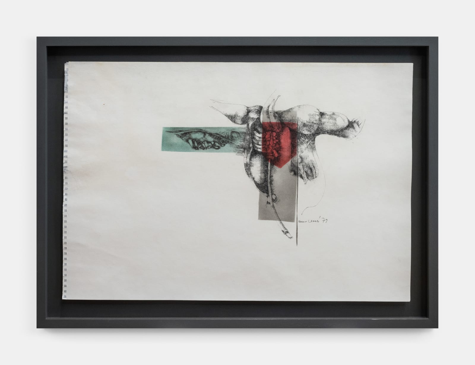 Ezrom Legae, Untitled (Anatomical study with torso), 1979