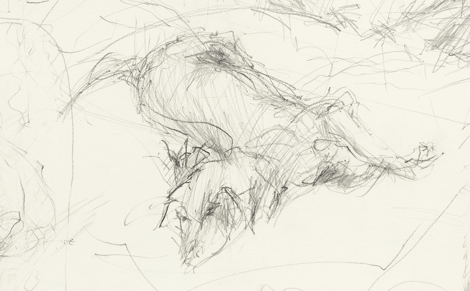 William Kentridge, Lunch in the Garden, 1980