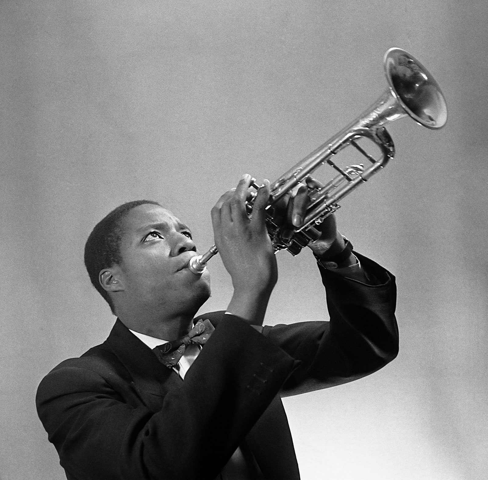Drum Archive, Gray Mbau with trumpet, 1952, printed 2025