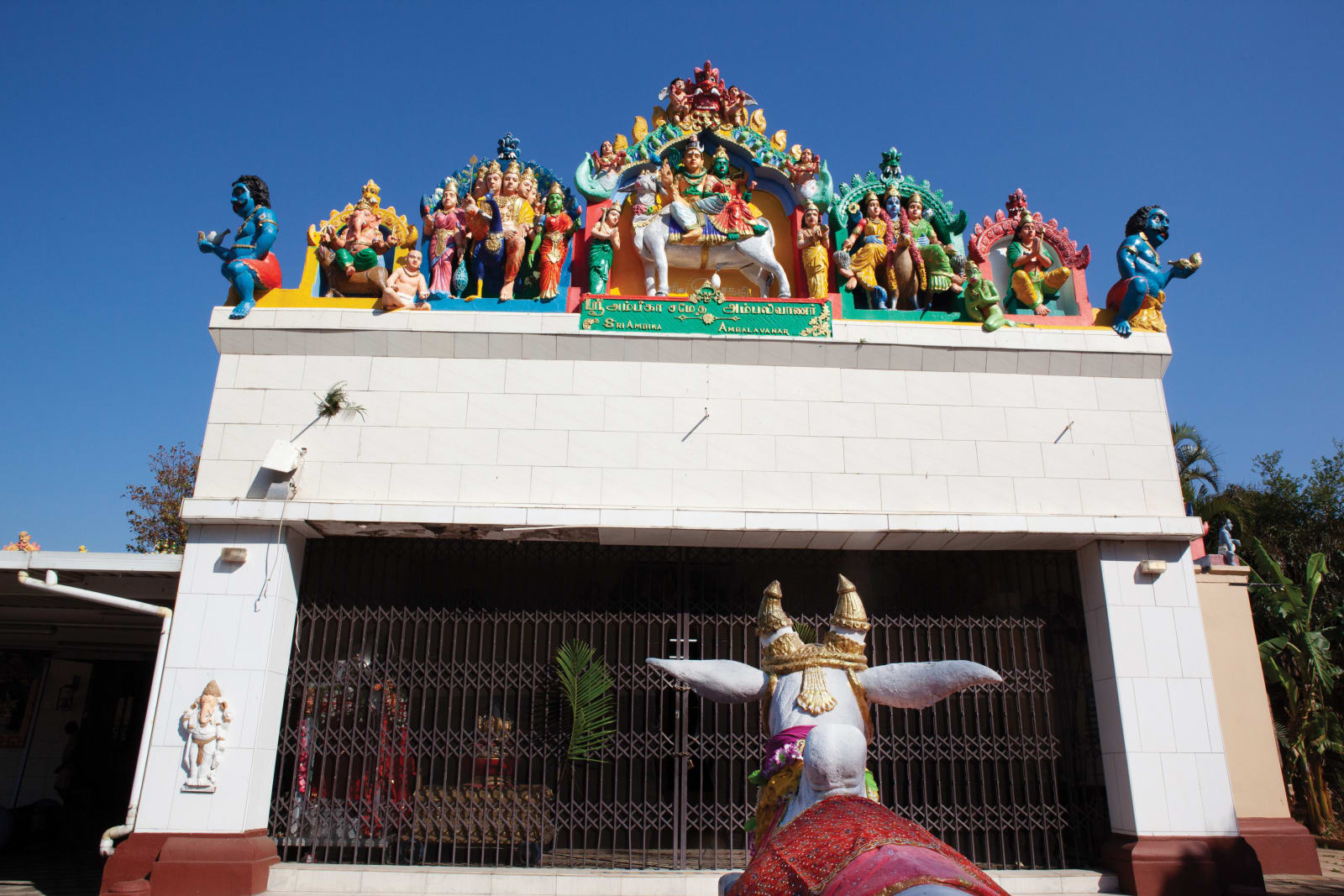 Paul Weinberg, The Shree Ambalavaanar Hindu Temple is considered a holy shrine for practising Hindus in South Africa. The first temple, built in 1875 at Bayhead, was washed away by floods. Some of the original deities were relocated to this site, Umbilo, Durban, KwaZulu-Natal, 2019-21