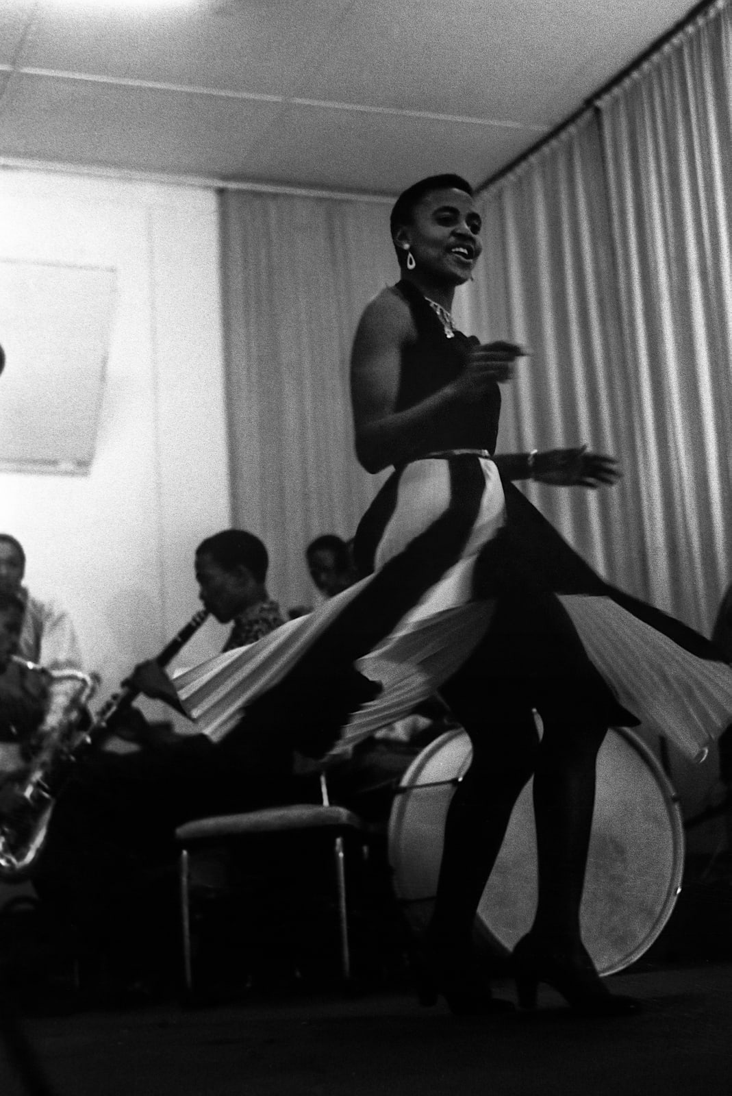 Gopal Naransamy, The Nightingale (Miriam Makeba performing with The Manhattan Brothers), 1956, printed 2025