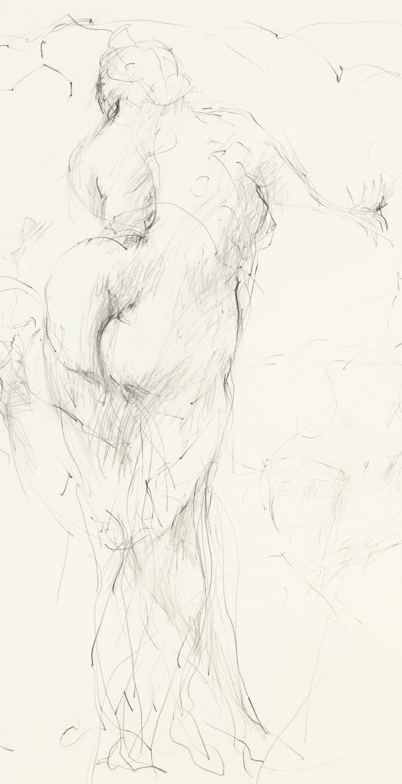 William Kentridge, Untitled (Three figure studies)