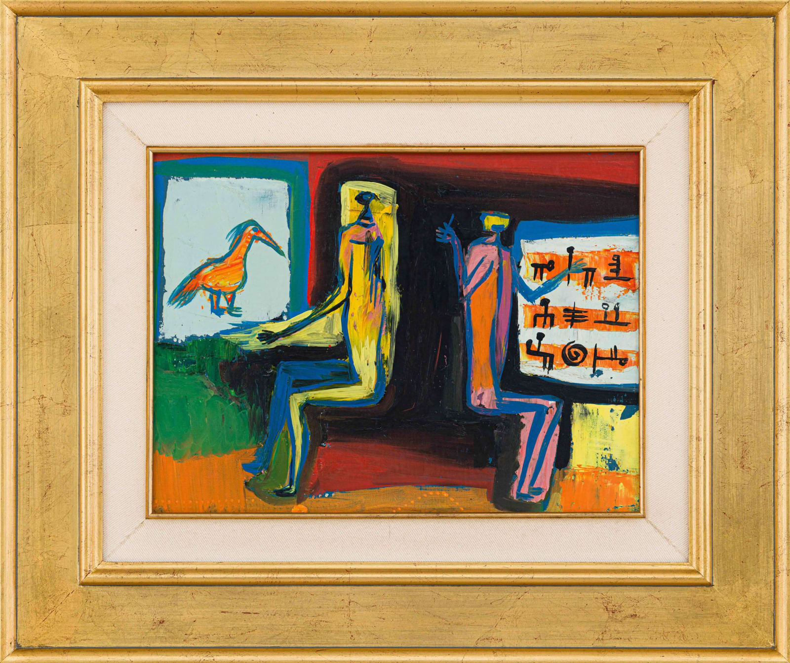 Walter Battiss, Seated Figures