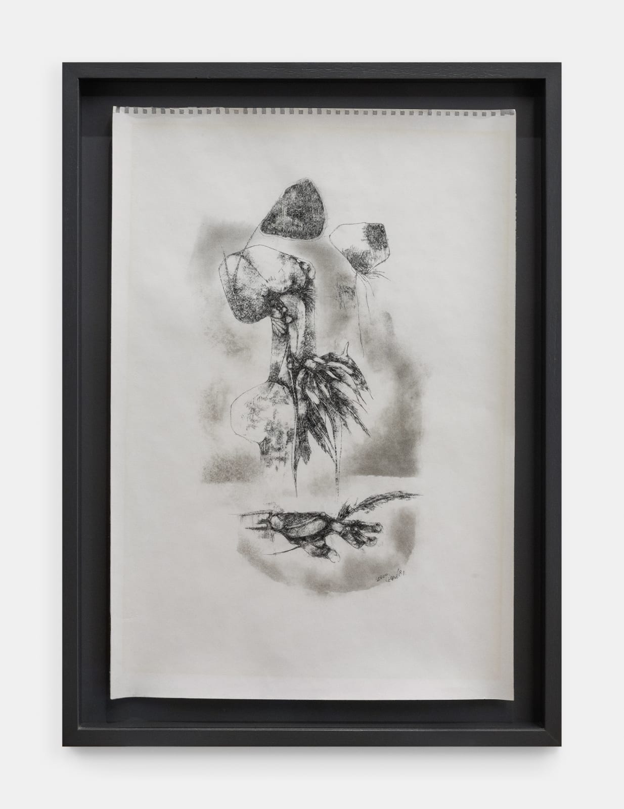 Ezrom Legae, Untitled (Anatomical study with hand), 1981