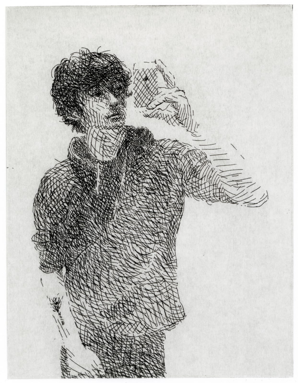 Peter Chater, Aiden mirror selfie, 2025