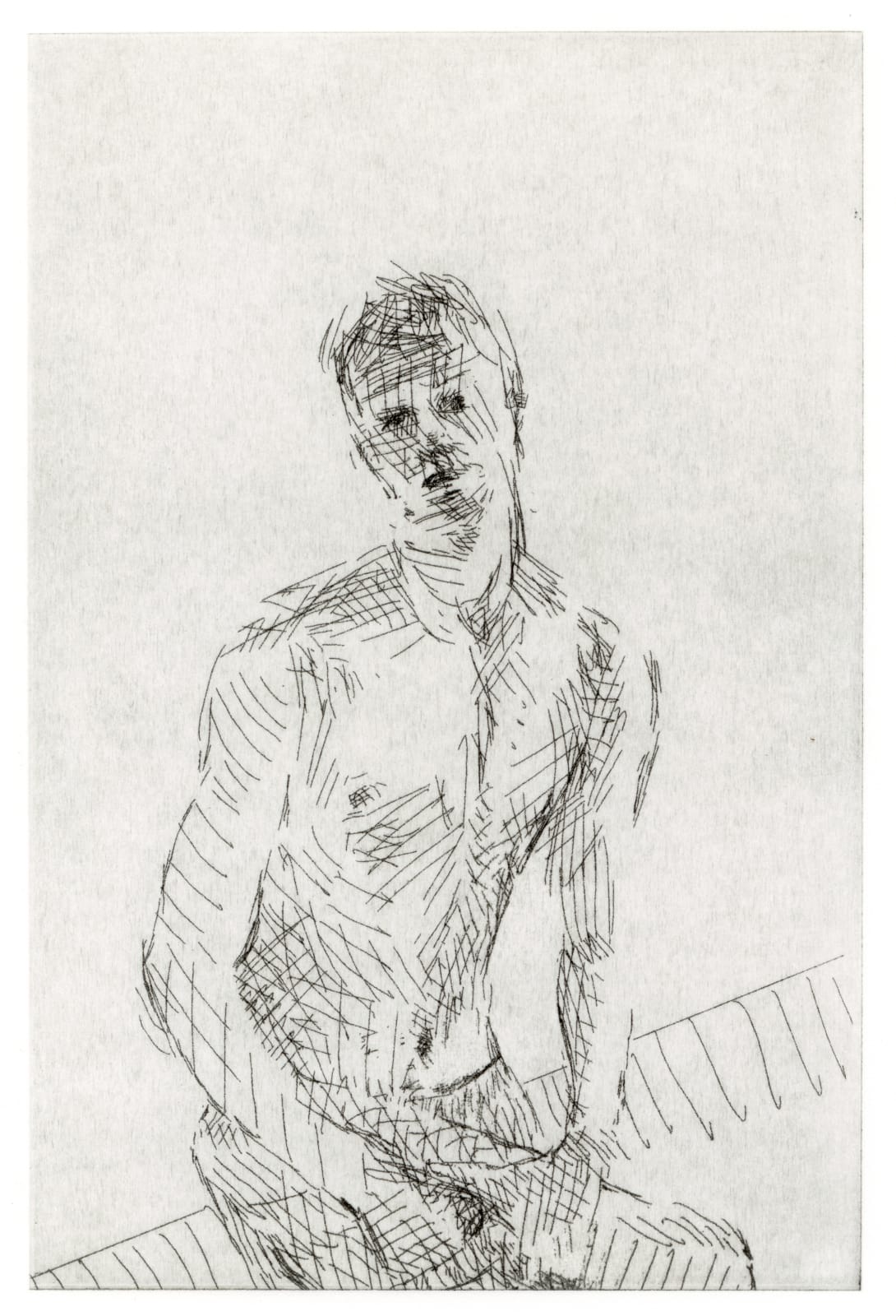 Peter Chater, Untitled (seated figure), 2025