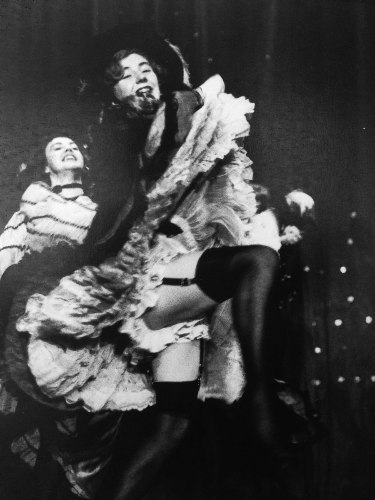 Thurston Hopkins, French Can-Can Dancer at Leeds Ancient City of Varietus Music Hall, 1953
