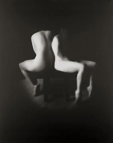 Robert Stivers, 2 Seated Figures (Series 5), 1994