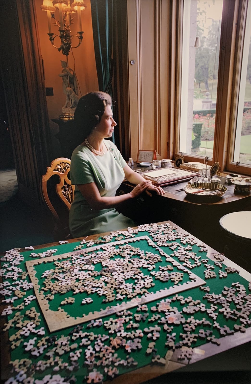 David Montgomery, Queen With Puzzle, 1967