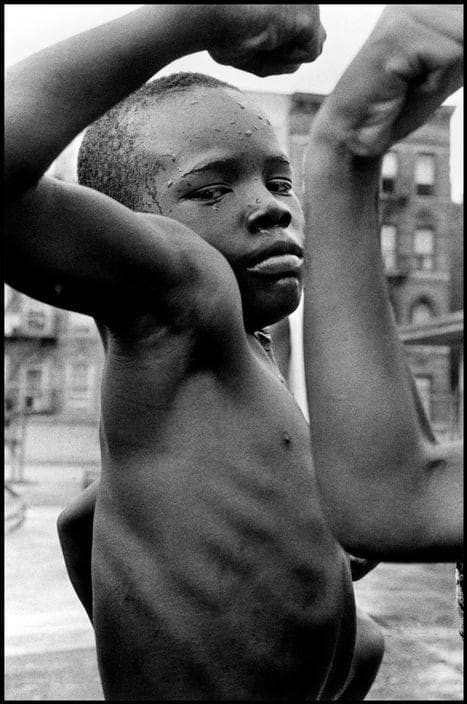 Leonard Freed (United States, b. 1929-2006), Harlem, NYC - Muscle Boy, 1963
