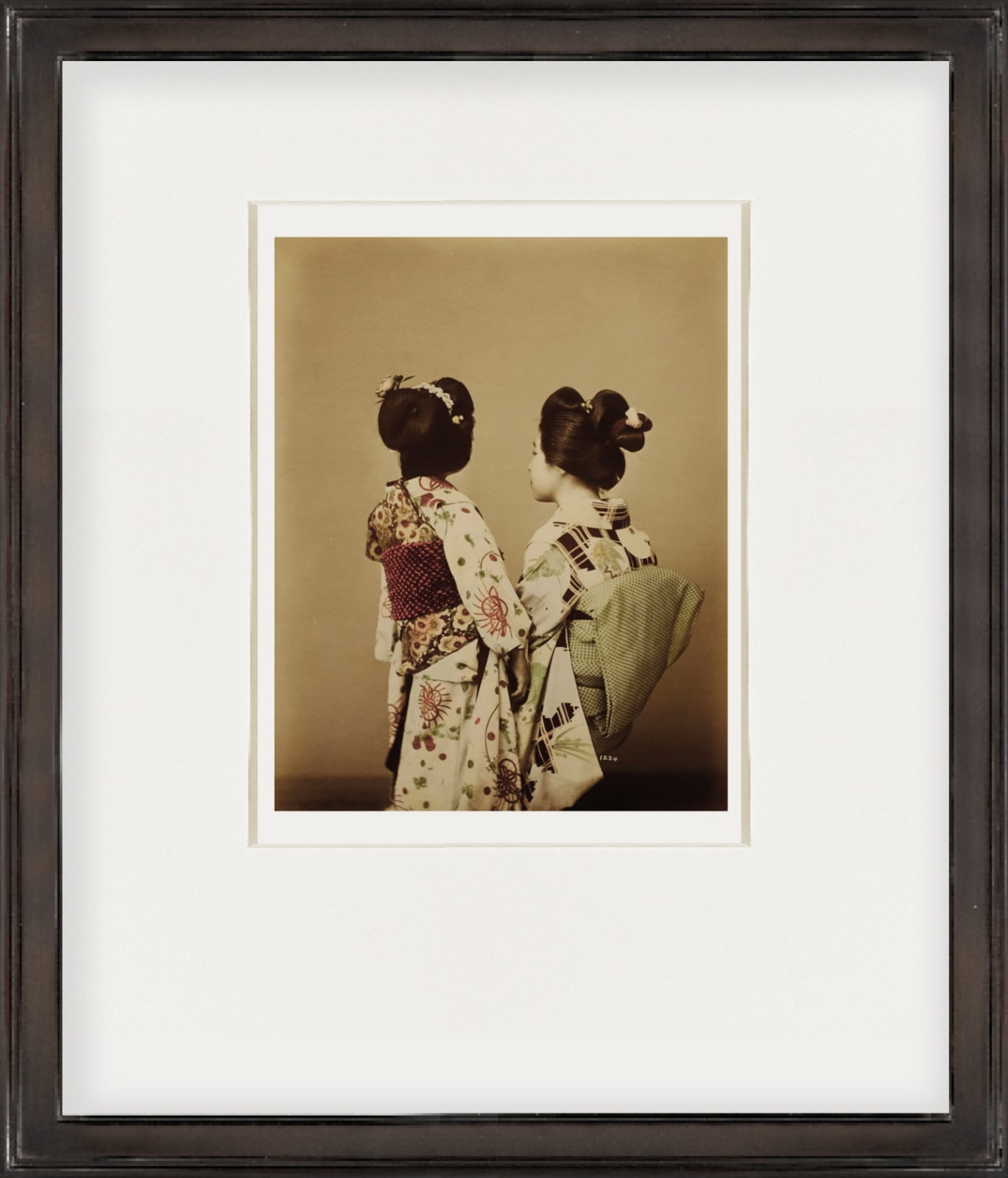 Unknown, Two Japanese Girls, 1870's