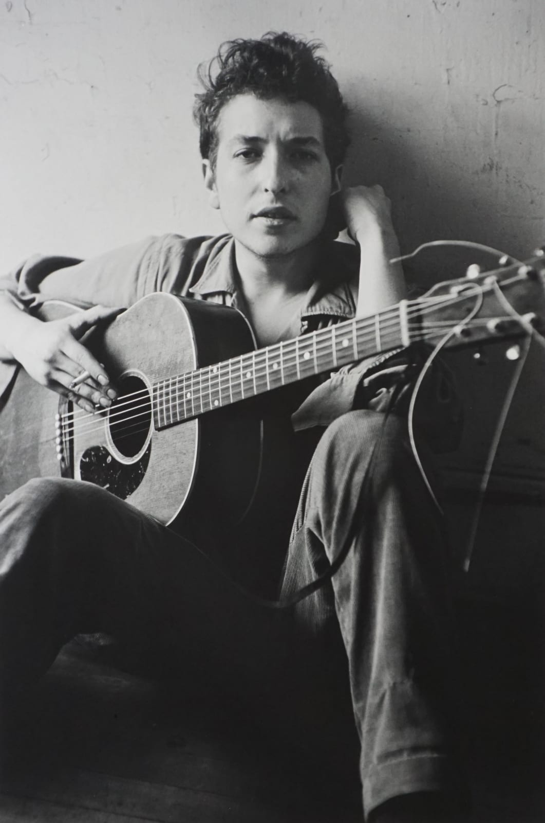 John Cohen, Bob Dylan in My Loft, 1962 (printed 2013)