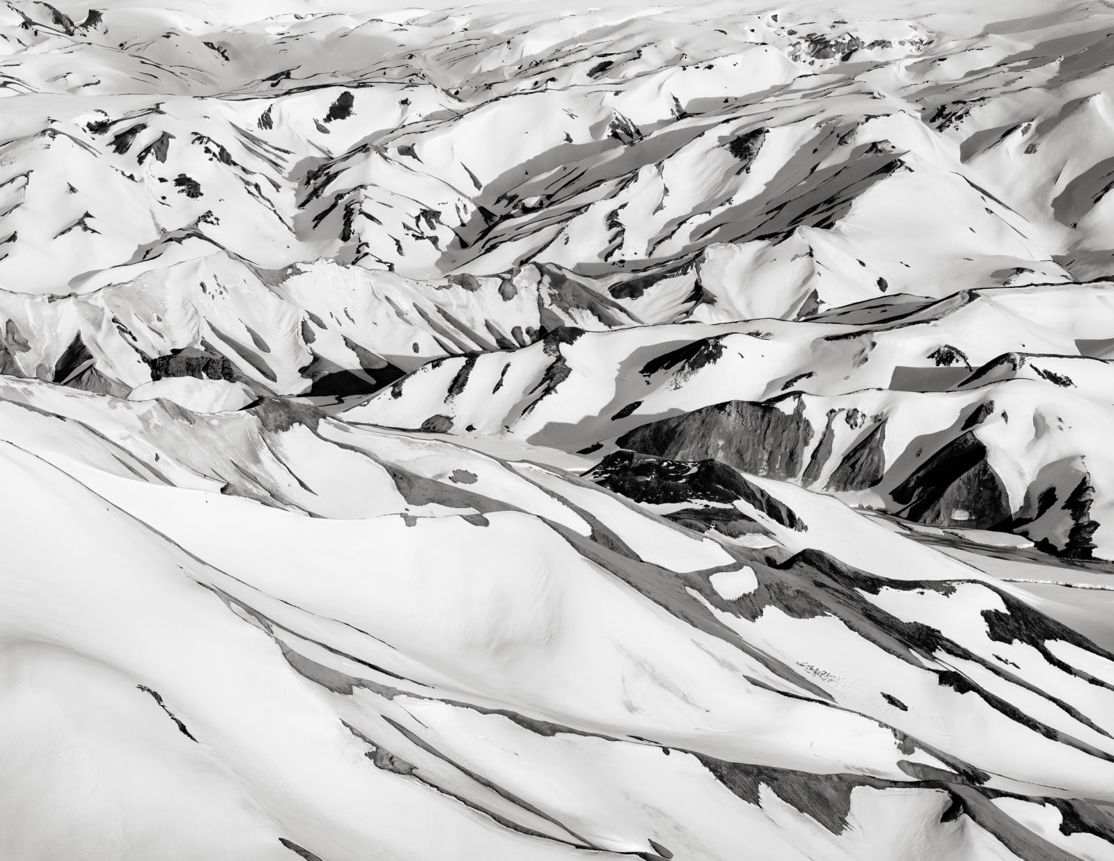 Jeffrey Conley, Layered Hills, Iceland, 2018, Printed 2024