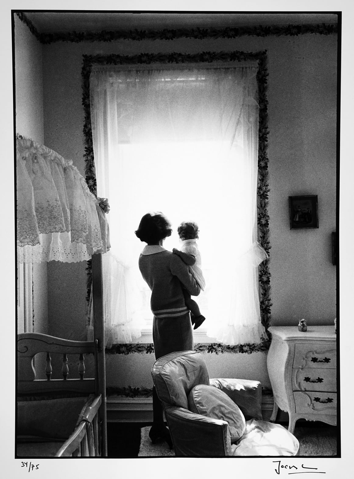 Jacques Lowe, "Nursery" Jacqueline & Caroline Kennedy, Georgetown, Washington D.C., Spring 1959