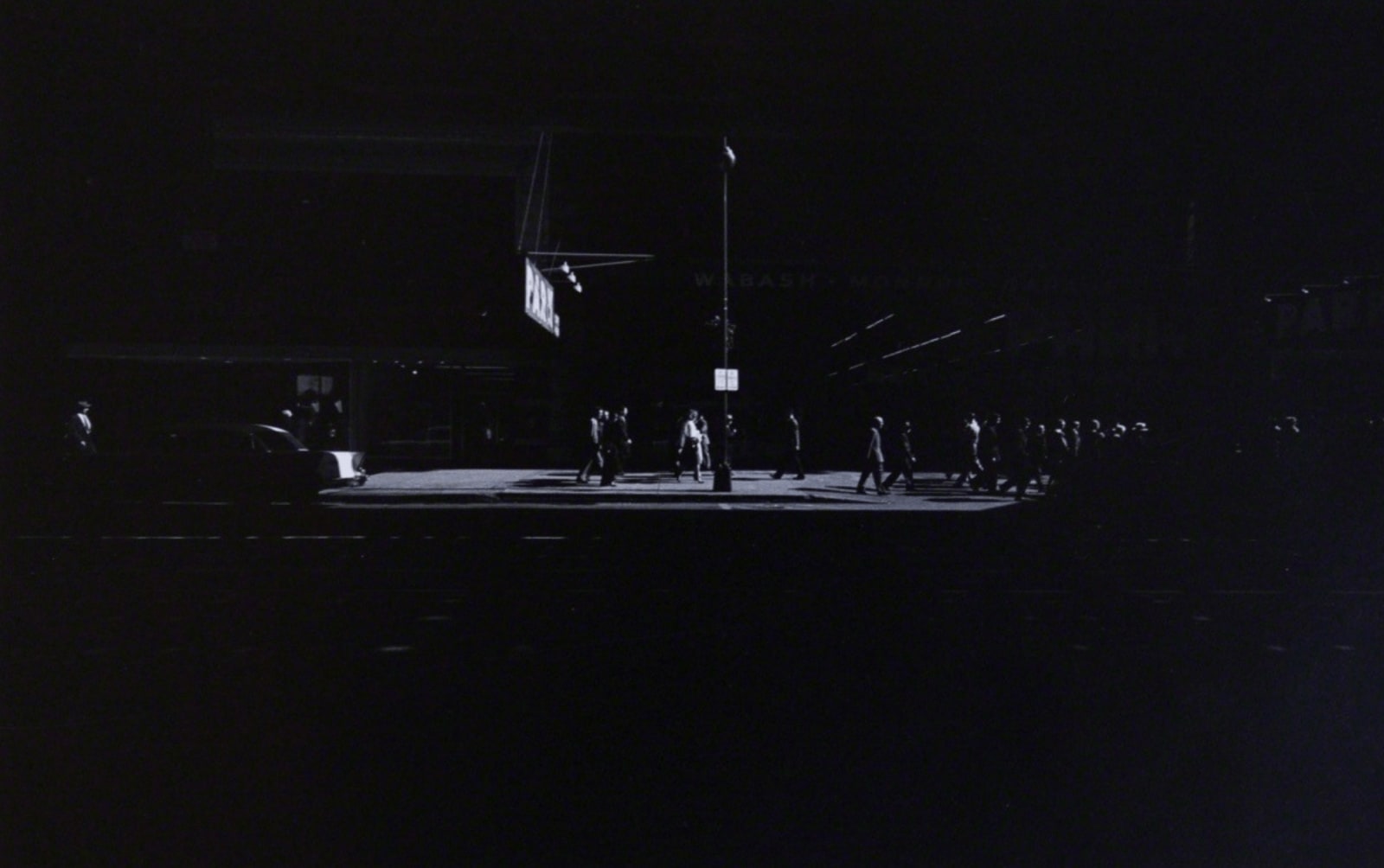 Harry Callahan, Wabash Avenue, Chicago, 1958