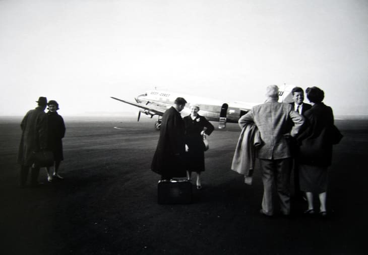 Jacques Lowe, "Airport" Jacqueline & John F. Kennedy, Portland, Oregon, Fall, 1959