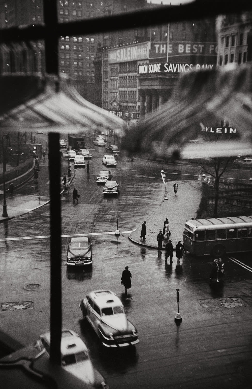 Louis Faurer (United States, 1916-2001), Union Square from Ohrbach's Window, New York, N.Y., 1948-50