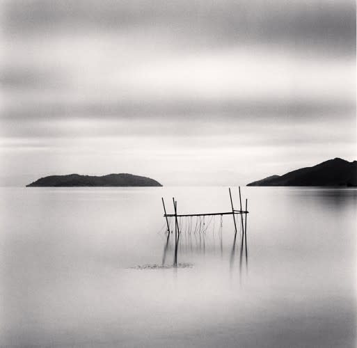 Michael Kenna, Fishnet Structure, Biwa Lake, Honshu, Japan, 2022