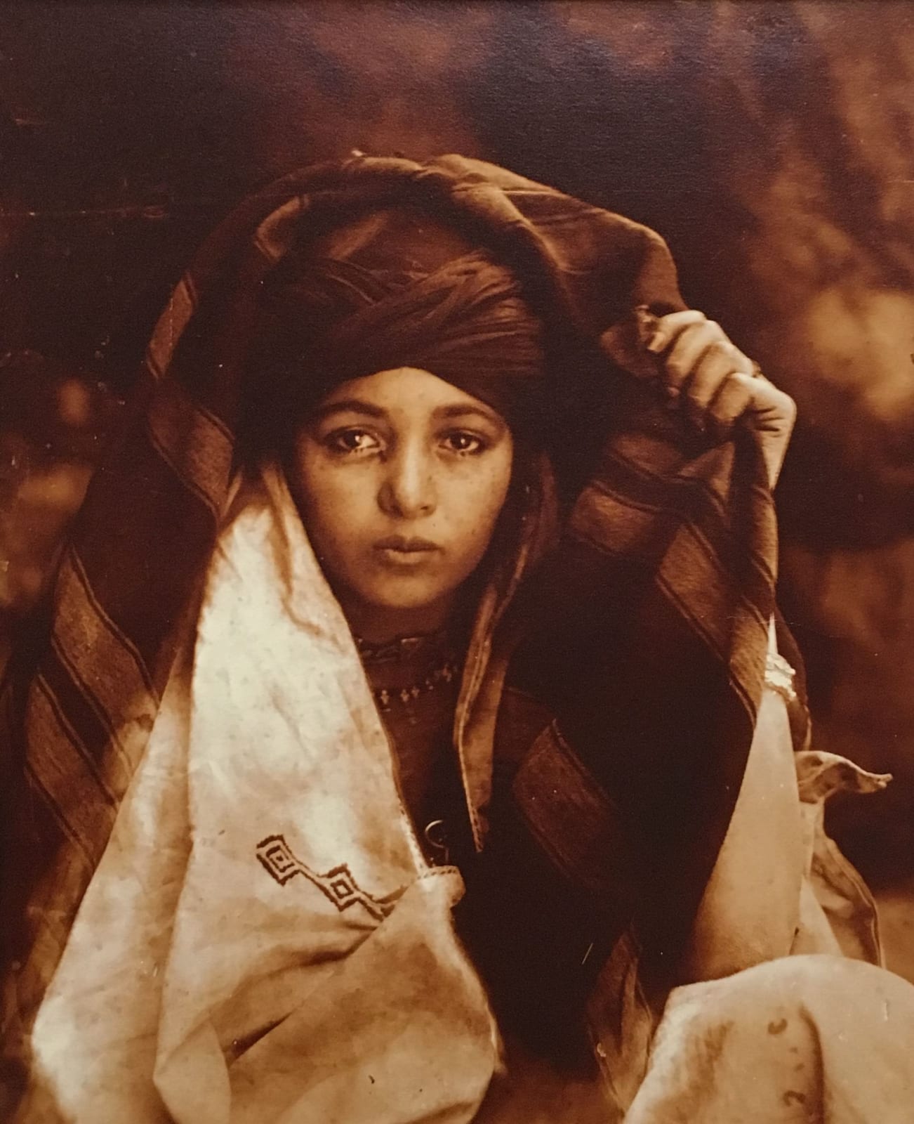 Émile Frechon (French, 1848-1921), Young Chaoui Woman, Biskra, Algeria, 1890-95