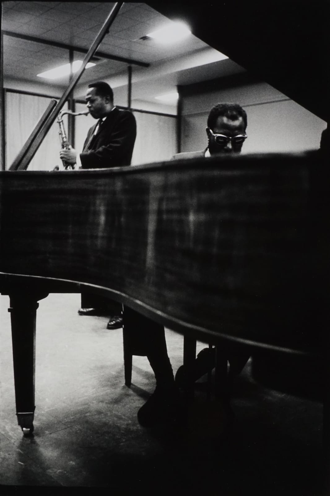 Herb Snitzer, Thelonious Monk and Charlie Rouse, The United Nations, New York City, 1961