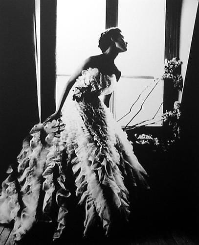 Lillian Bassman, Fantasy On The Dance Floor: Barbara Mullen in a Christian Dior Dress, Paris. Harper's Bazaar, 1949