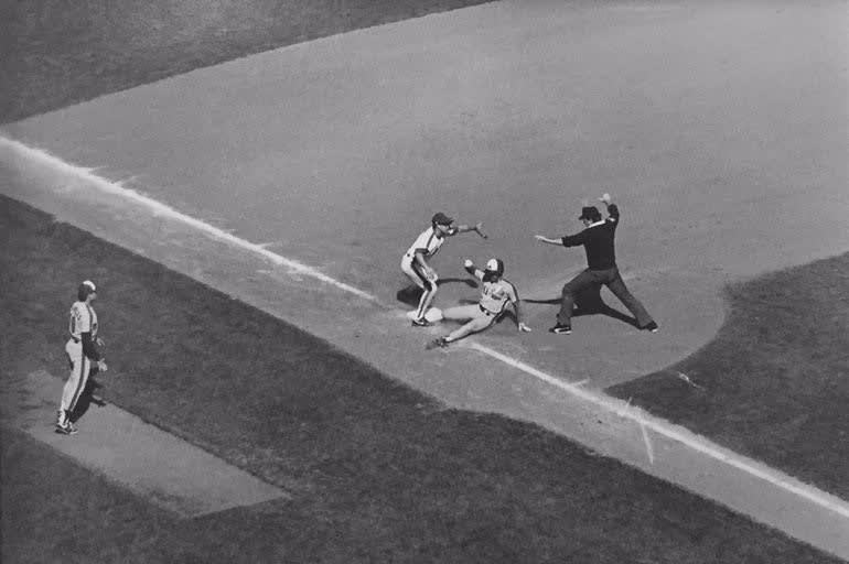 Danielle Weil, Safe at third, Montreal Expos, September 1990