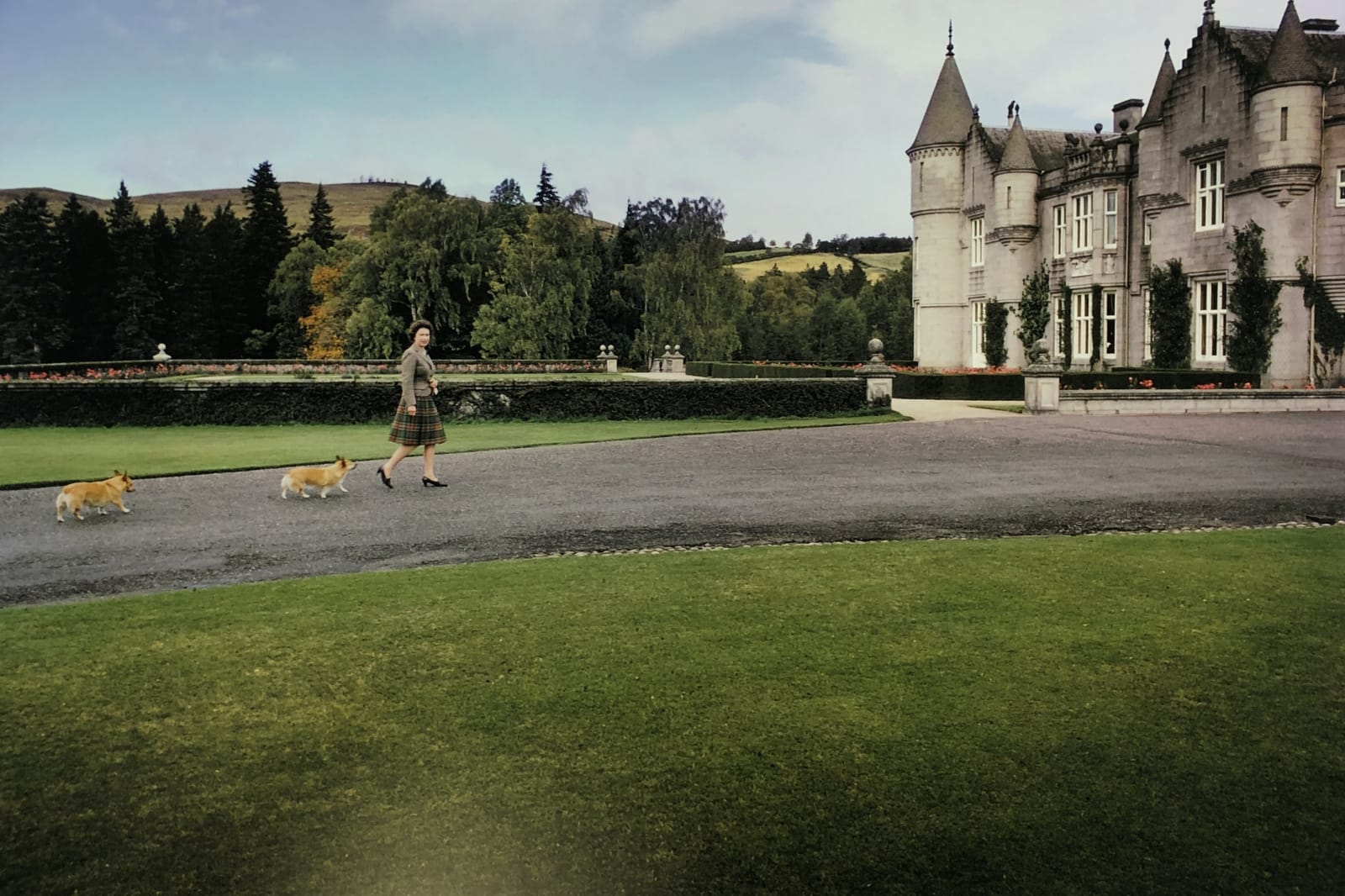 David Montgomery, Queen walking to Balmoral, 1967