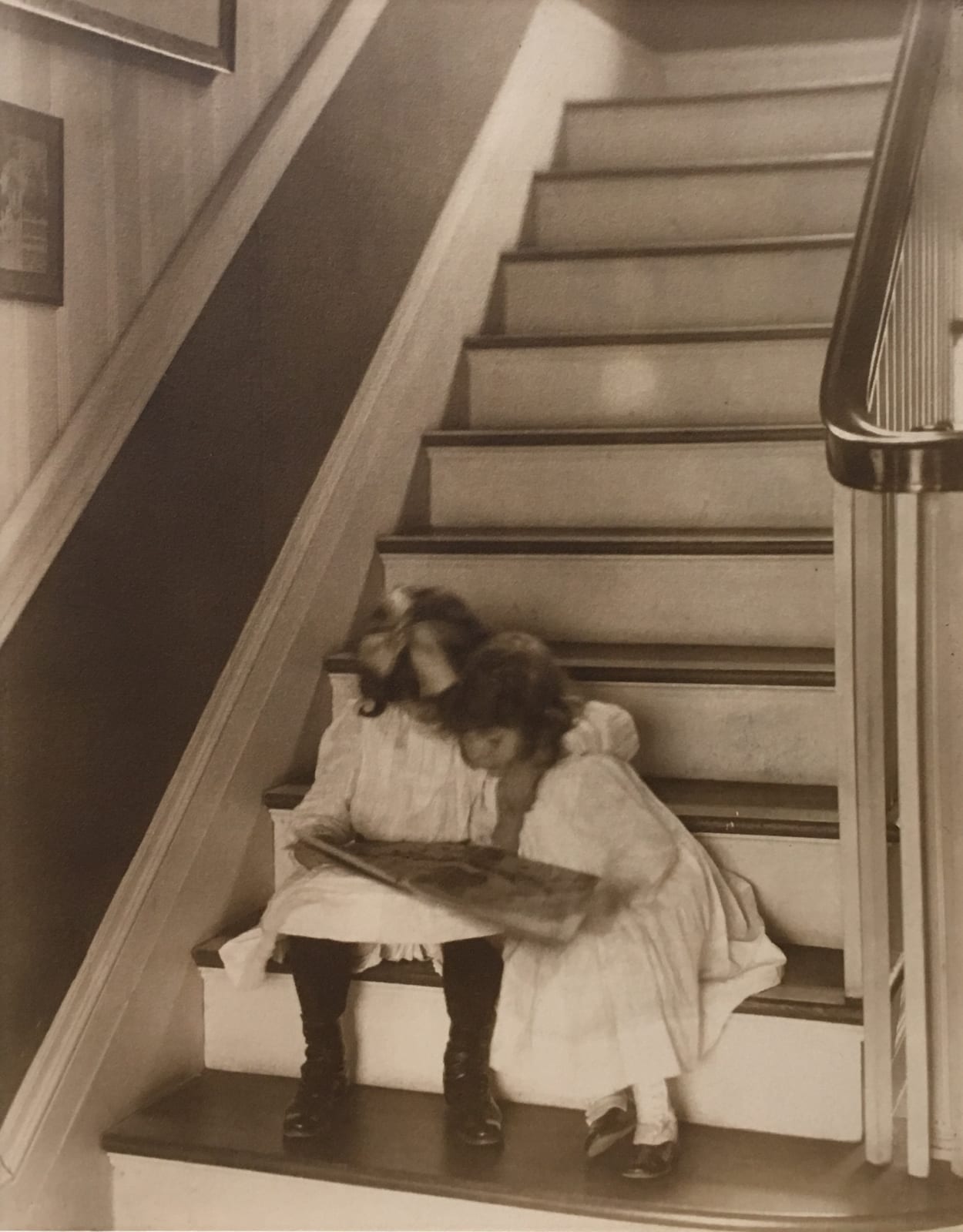 Alice Boughton (American, b. May 14, 1866-1943), Untitled (Two Girls Reading), c. 1910s