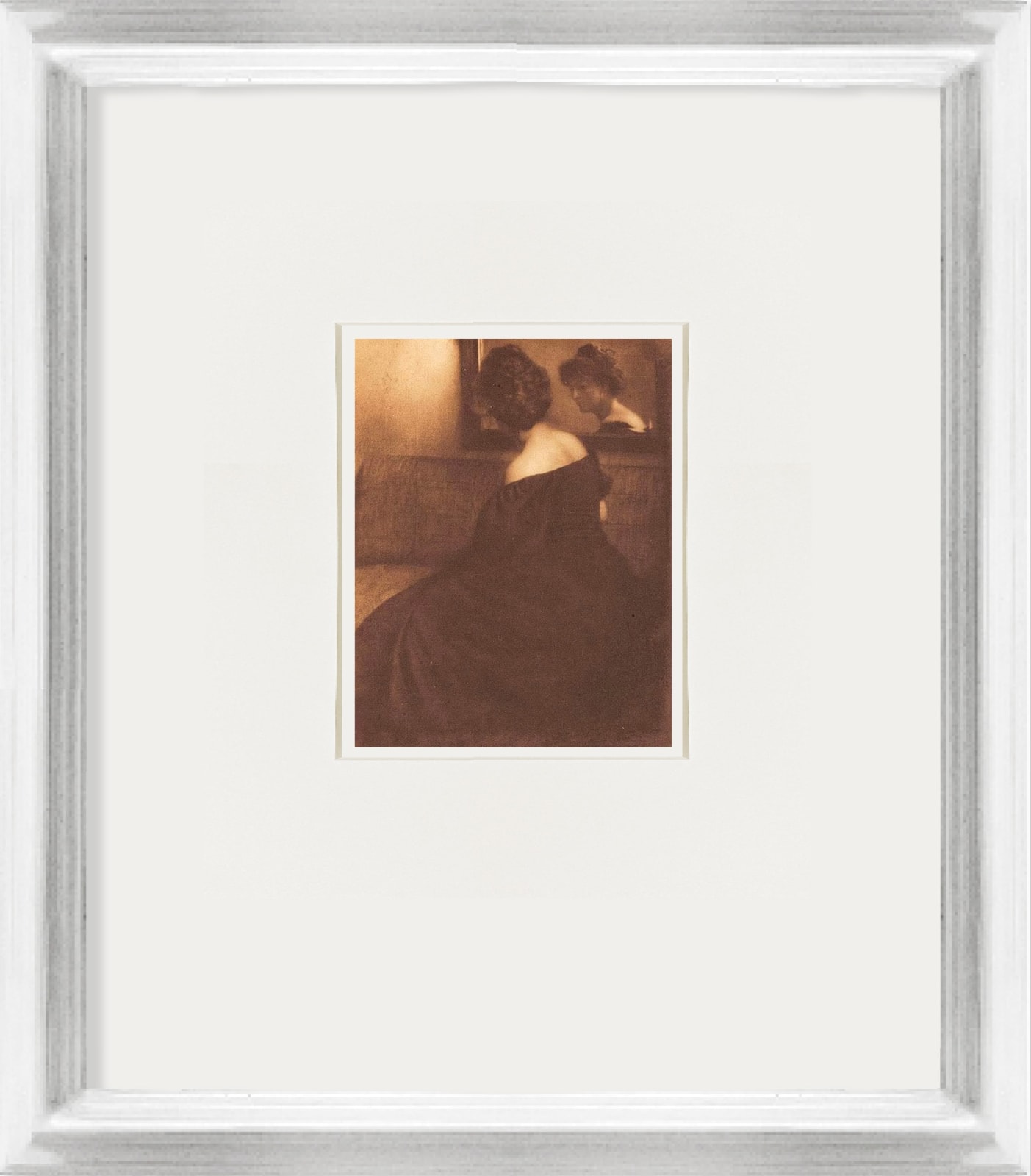 Heinrich Kühn, Portrait - The Mirror, 1911