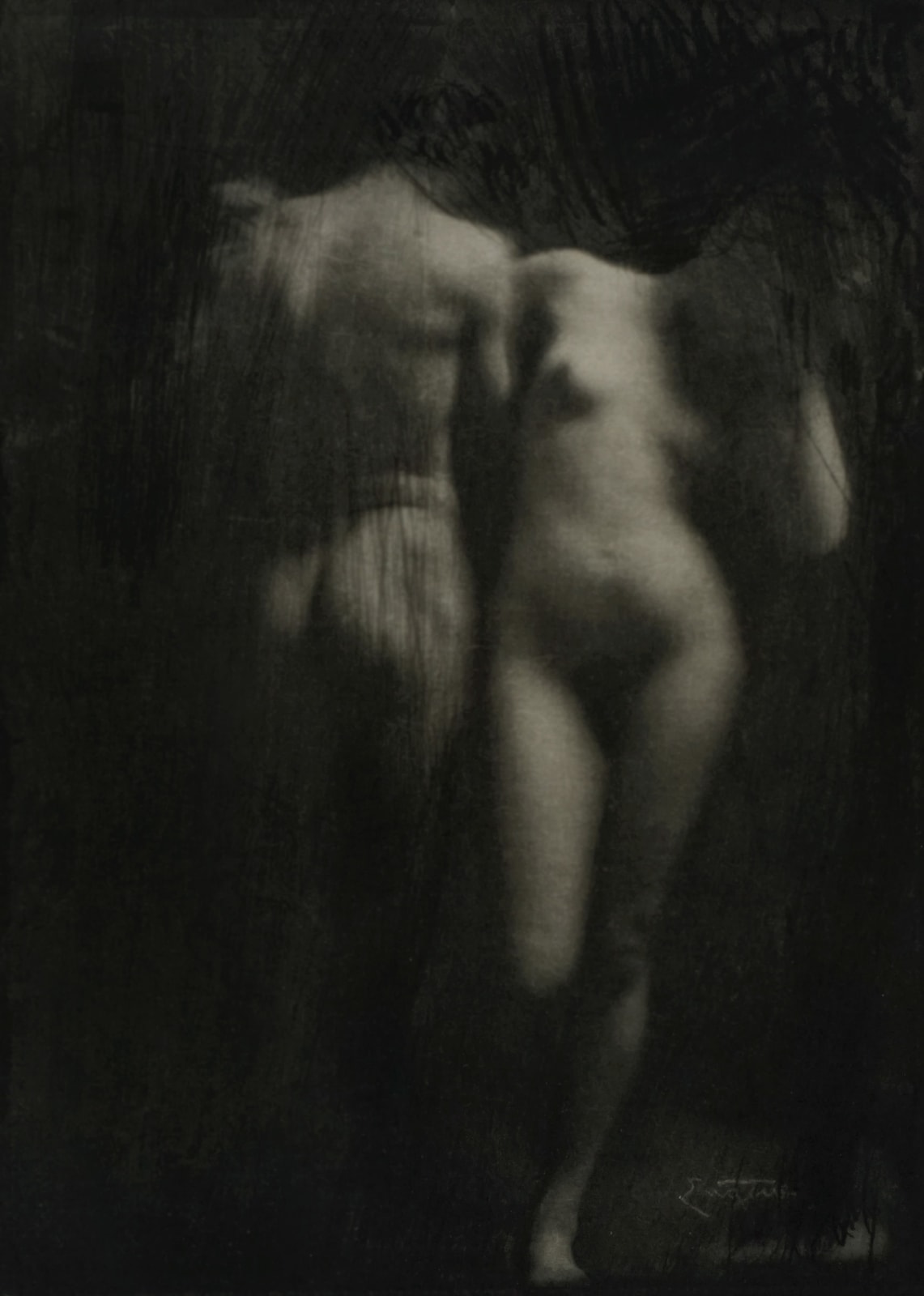 Frank Eugene, (American, 1865 - 1936), Adam and Eve, 1910