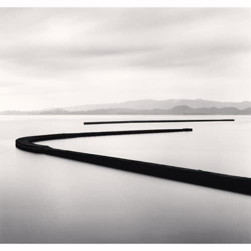 Michael Kenna, Two Harbor Piers, Kyushu, Japan, 2024