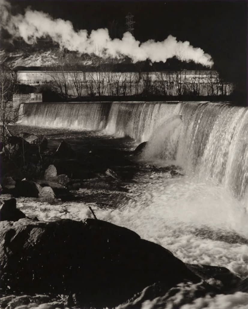 O. Winston Link, Gooseneck Dam of the Maury River, 1956