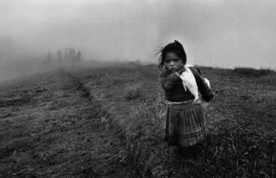 Sebastião Salgado, Imbabura Province, Ecuador [girl in field], 1998