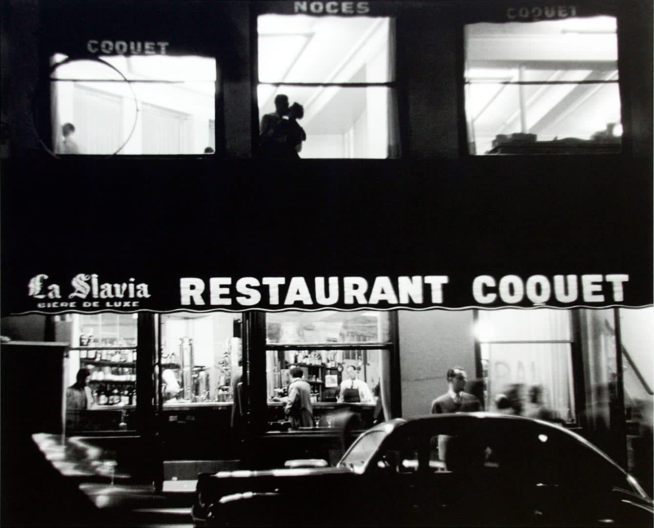 Sabine Weiss, Restaurant Coquet, Paris, 1953 (Printed Later)