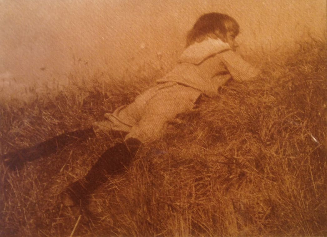 Heinrich Kühn, Hans In a Meadow, C. 1906