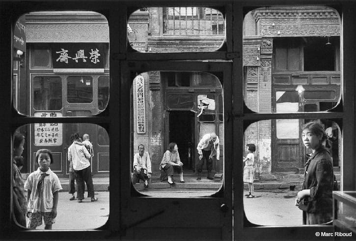 Marc Riboud, Antiquary Windows, Beijing, China, 1965