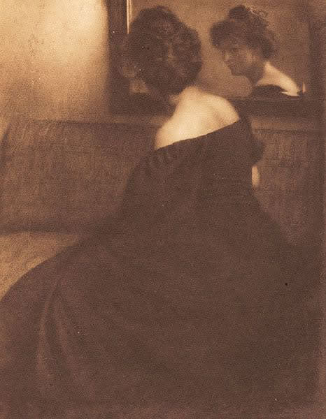 Heinrich Kühn, Portrait - The Mirror, 1911