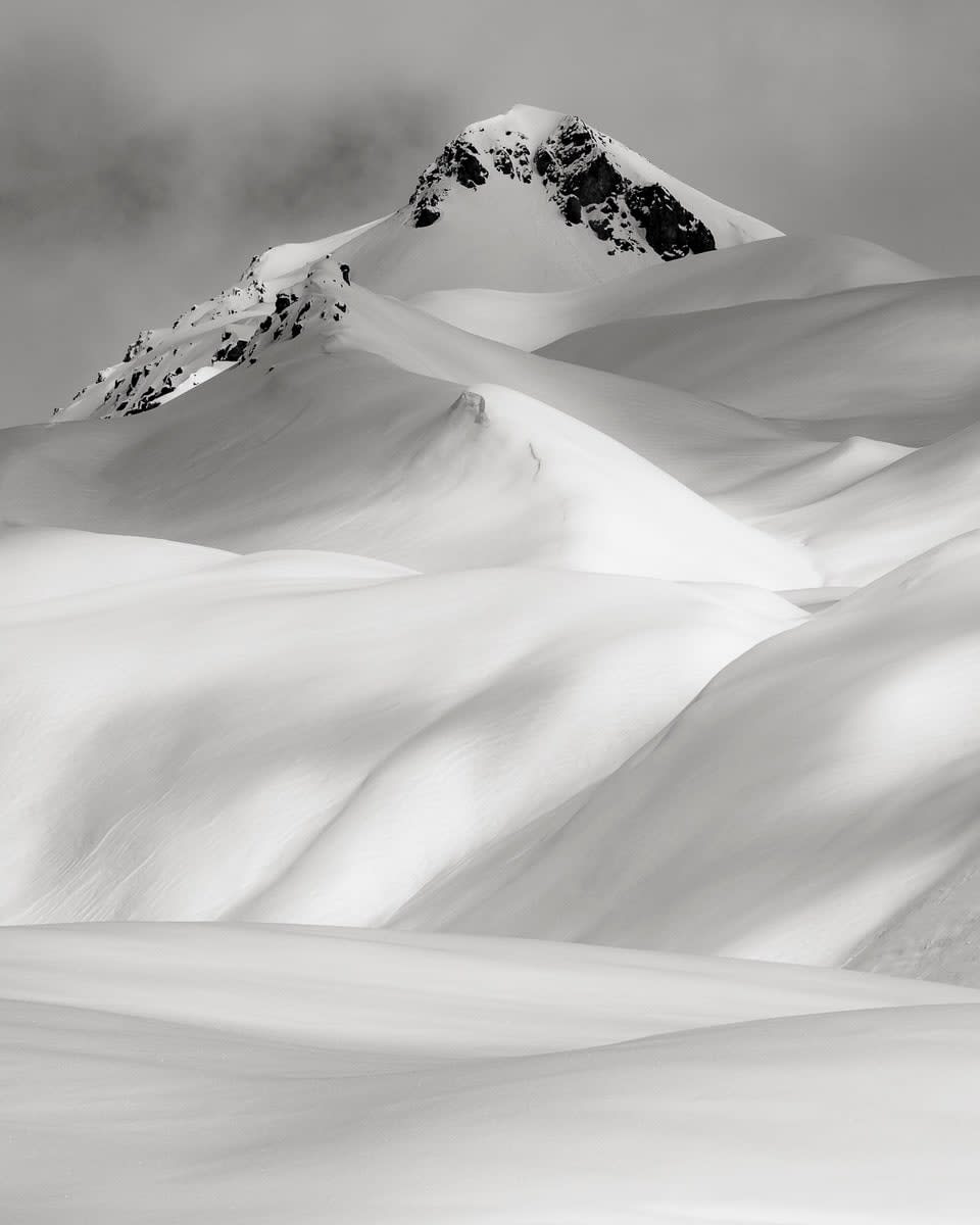 Jeffrey Conley, Piz Nair and Fresh Snow, Engadine, Switzerland, 2024 (printed 2024)