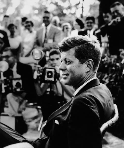 Jacques Lowe, "Omaha Profile" John F. Kennedy, Omaha, Nebraska, Spring, 1959 / Printed Later