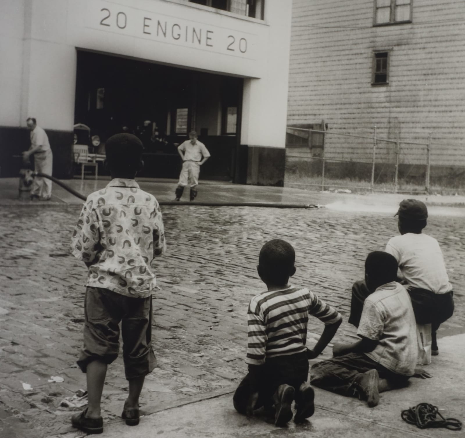 Martin Elkort, Engine Co. 20, Heroic Daydreams, New York City, 1946 (Printed Later)