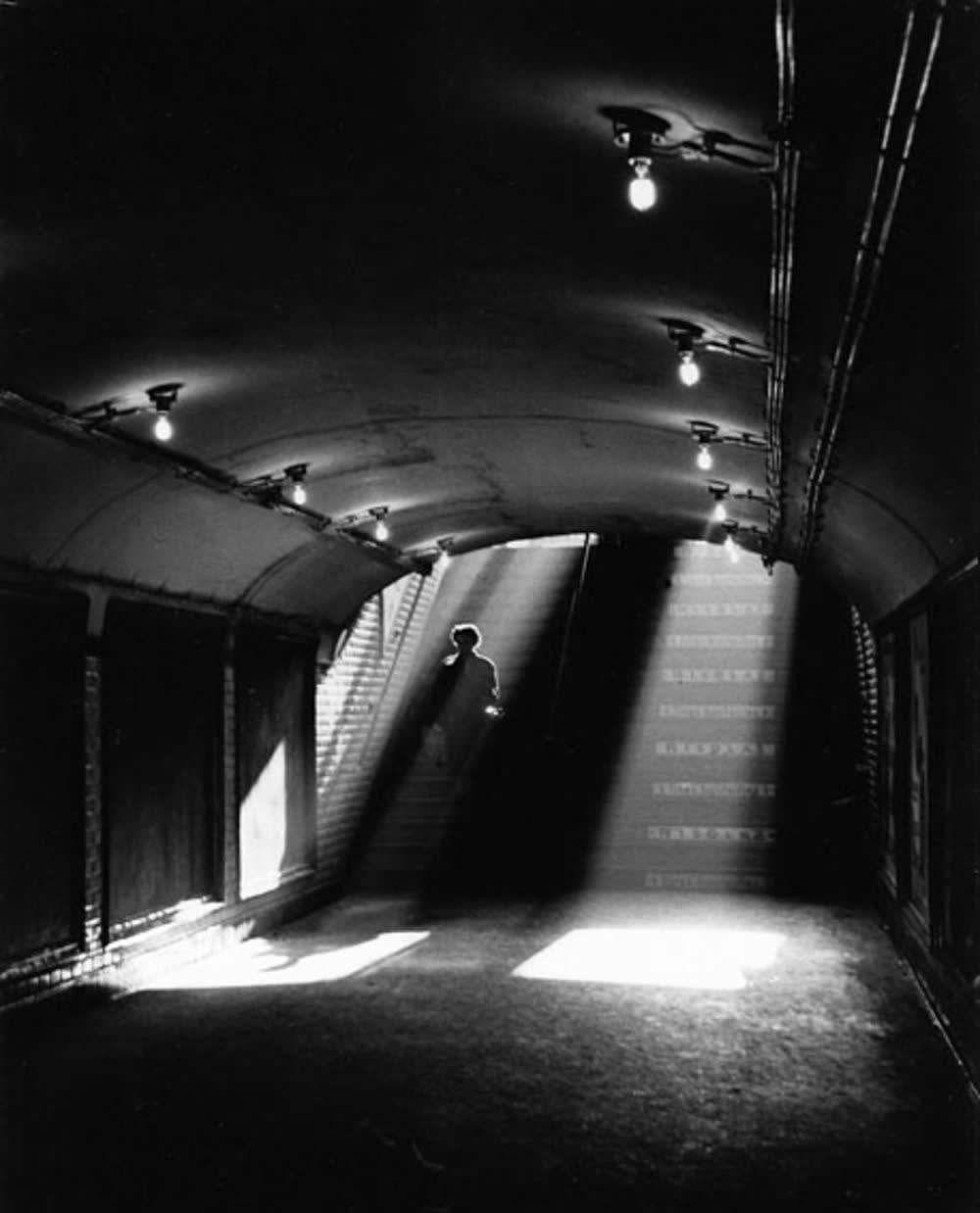 Sabine Weiss, La sortie de metro, Paris, 1955 (Printed Later)