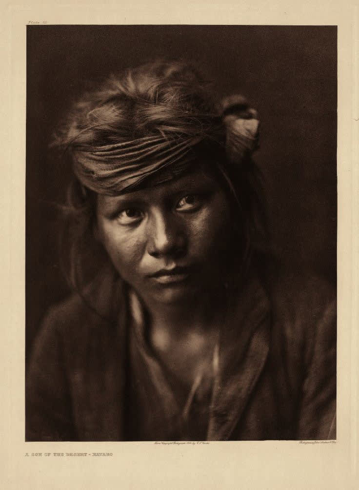 Edward Curtis (United States, b. 1868-1952), A Son of the Desert - Navaho, 1904